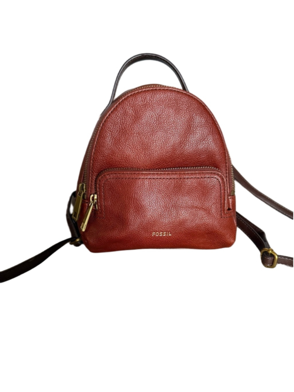Fossil Felicity Mini Backpack – Brown Pebbled Leather